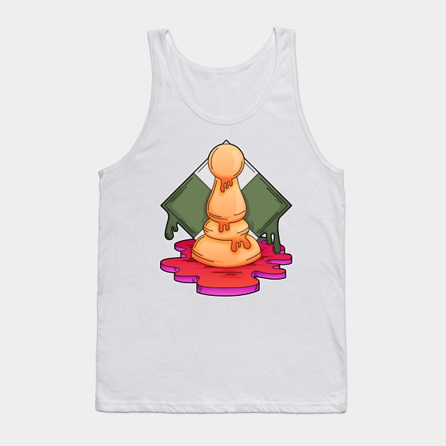 Chess piece Pawn Tank Top by Markus Schnabel